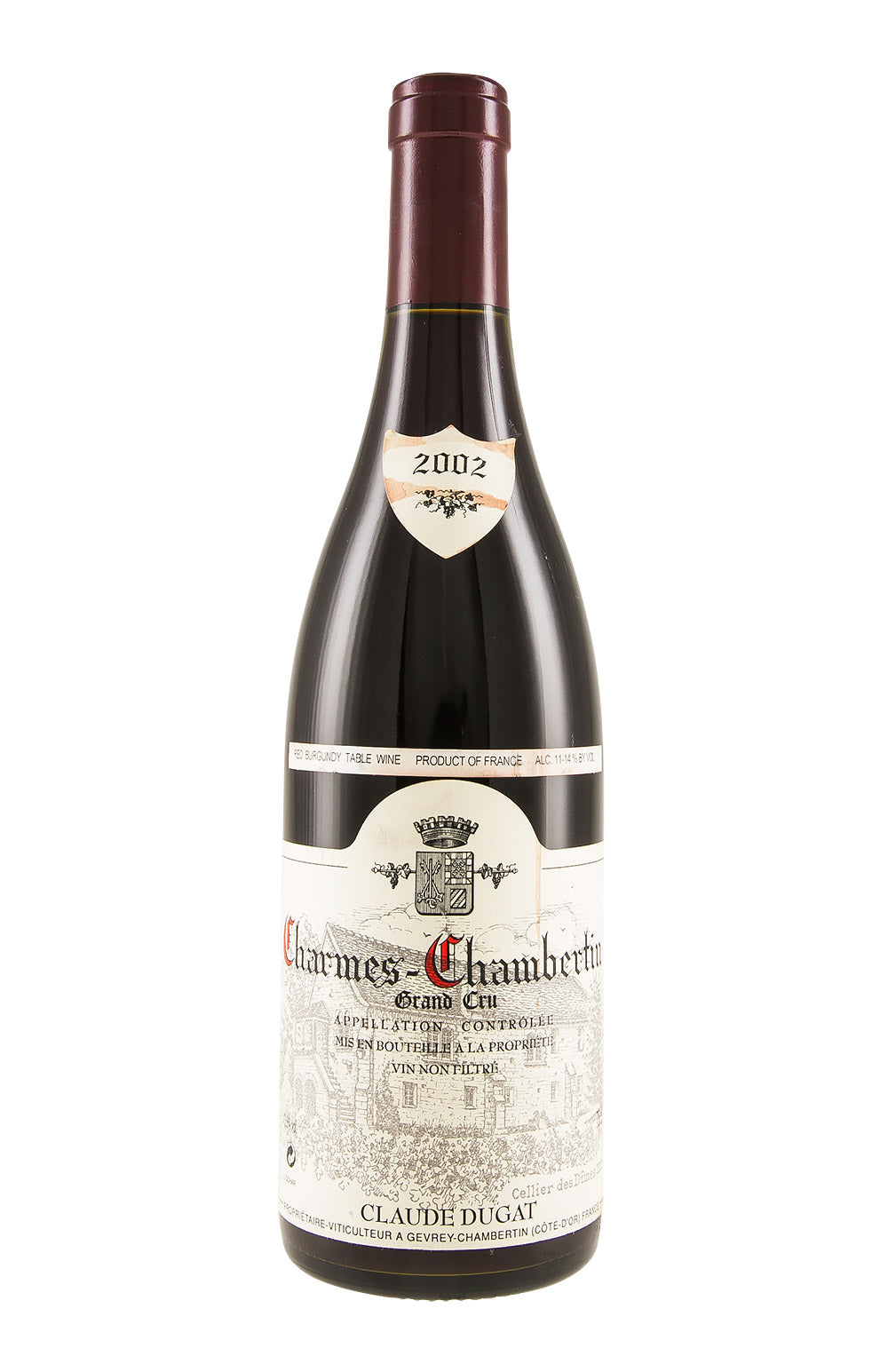 Charmes Chambertin Claude Dugat 2002
