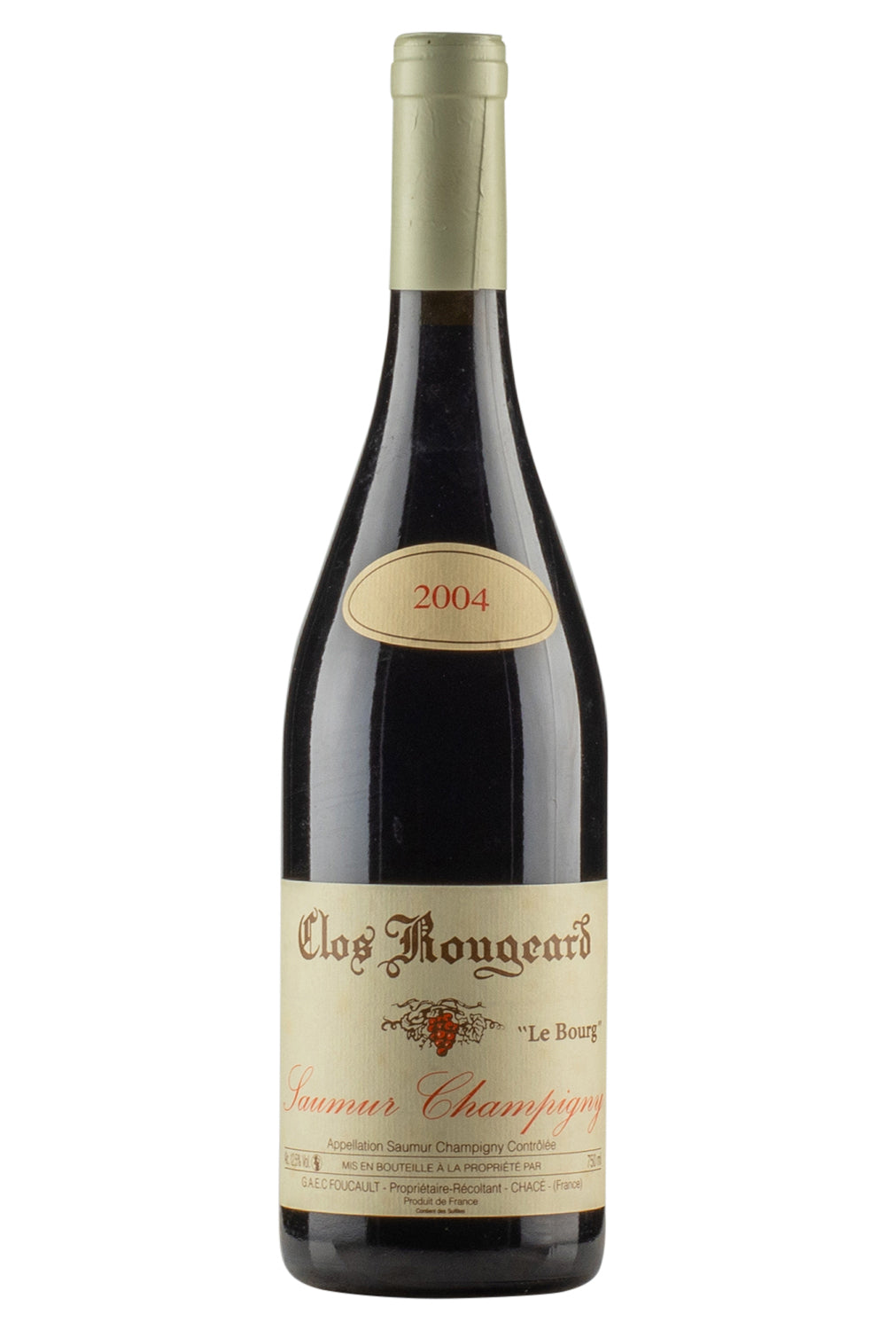 Saumur Champigny Le Bourg Clos Rougeard 2004