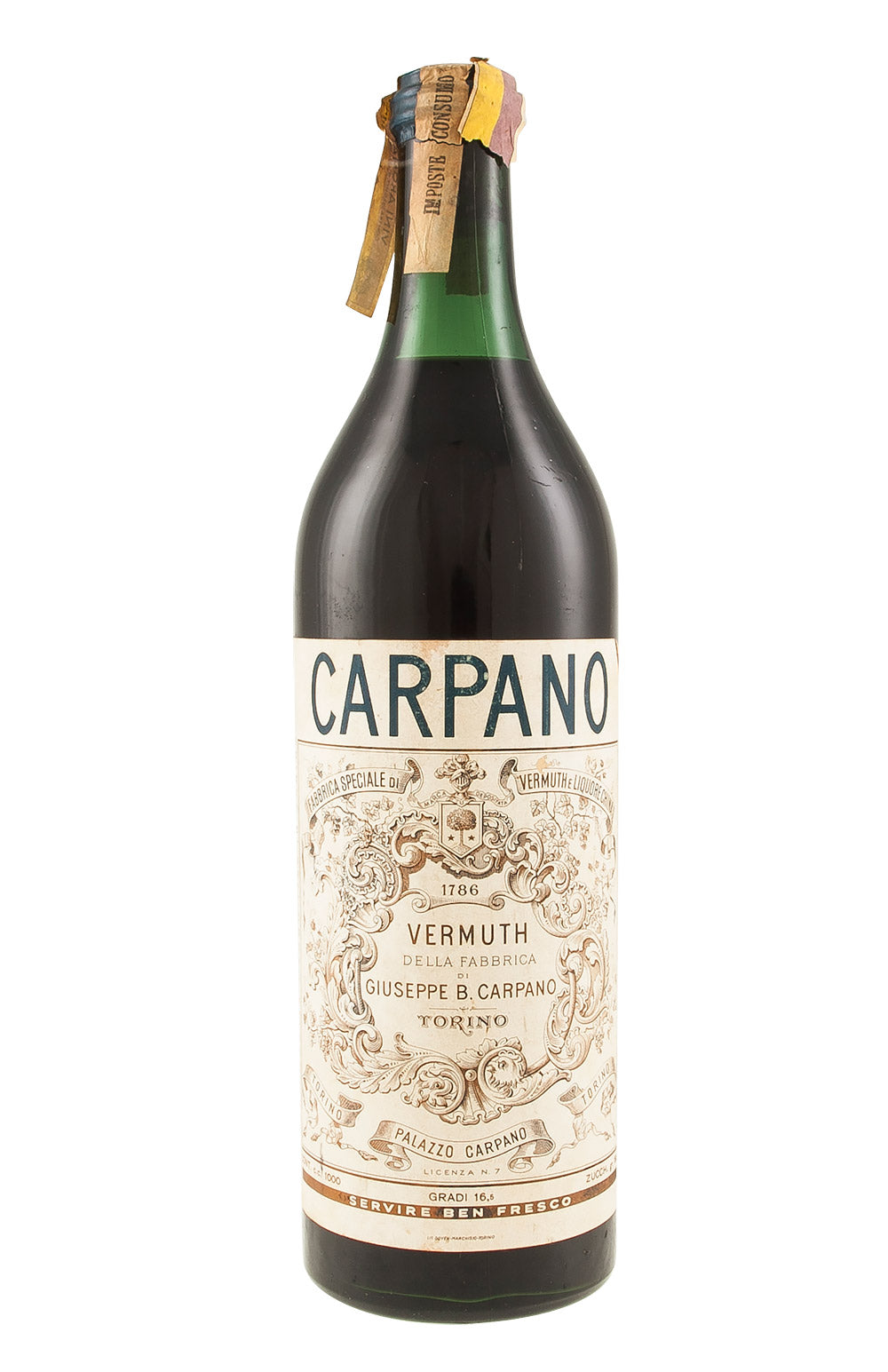 Carpano Vermouth c. 1960s 50cl