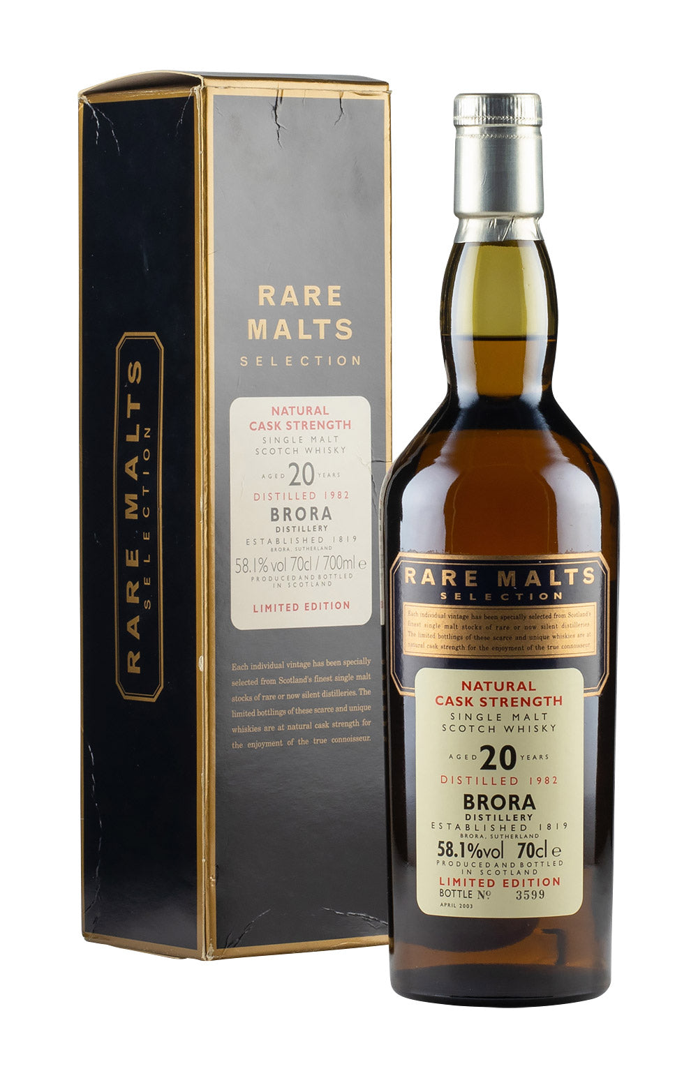 Brora 20 Year Old Rare Malts 1982