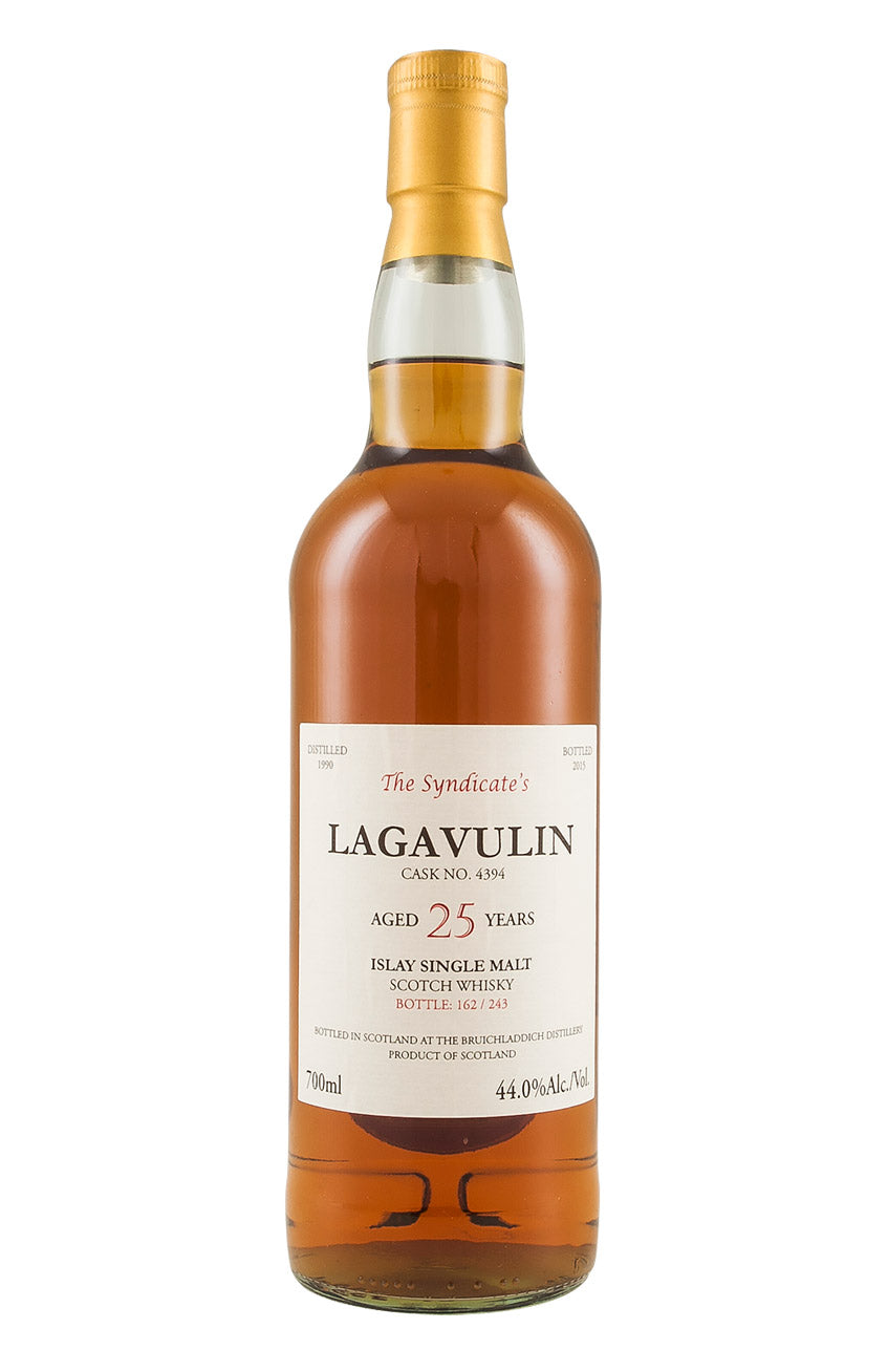Lagavulin 25 Year Old Syndicate Bottling 1990