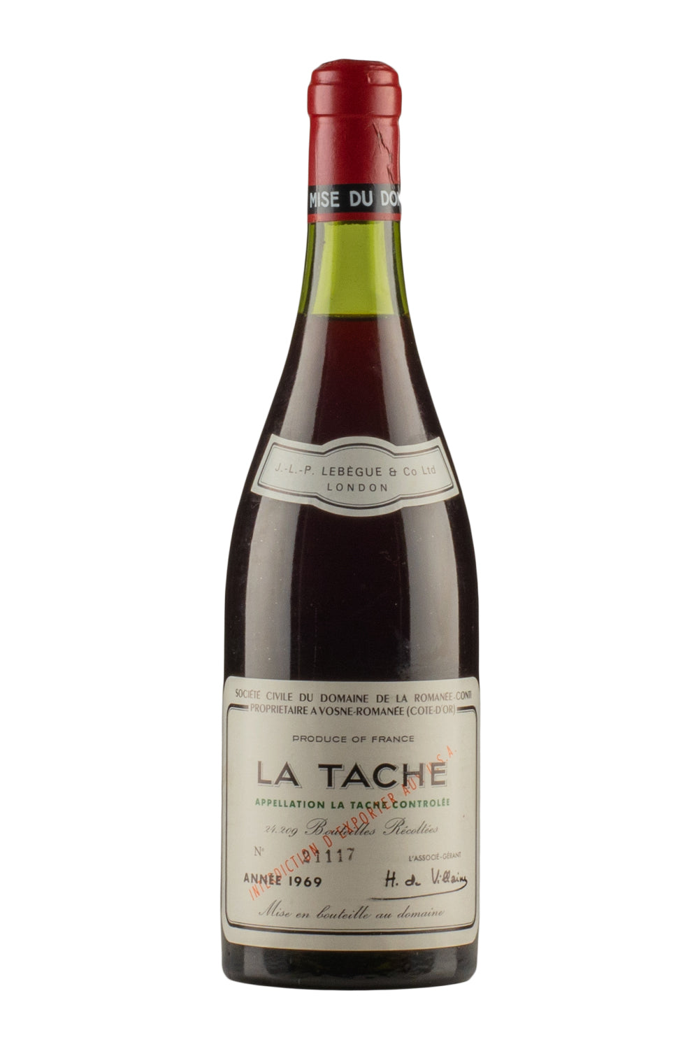 La Tache DRC 1969