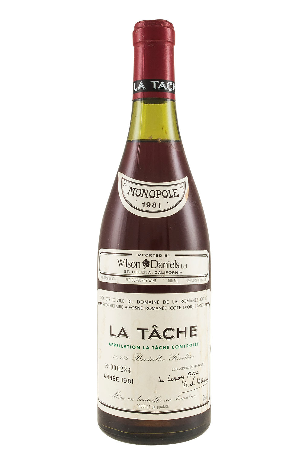 La Tache DRC 1981