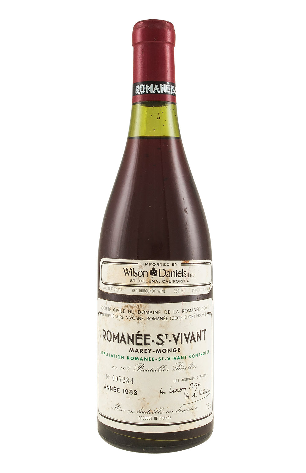 Romanee St Vivant DRC 1983