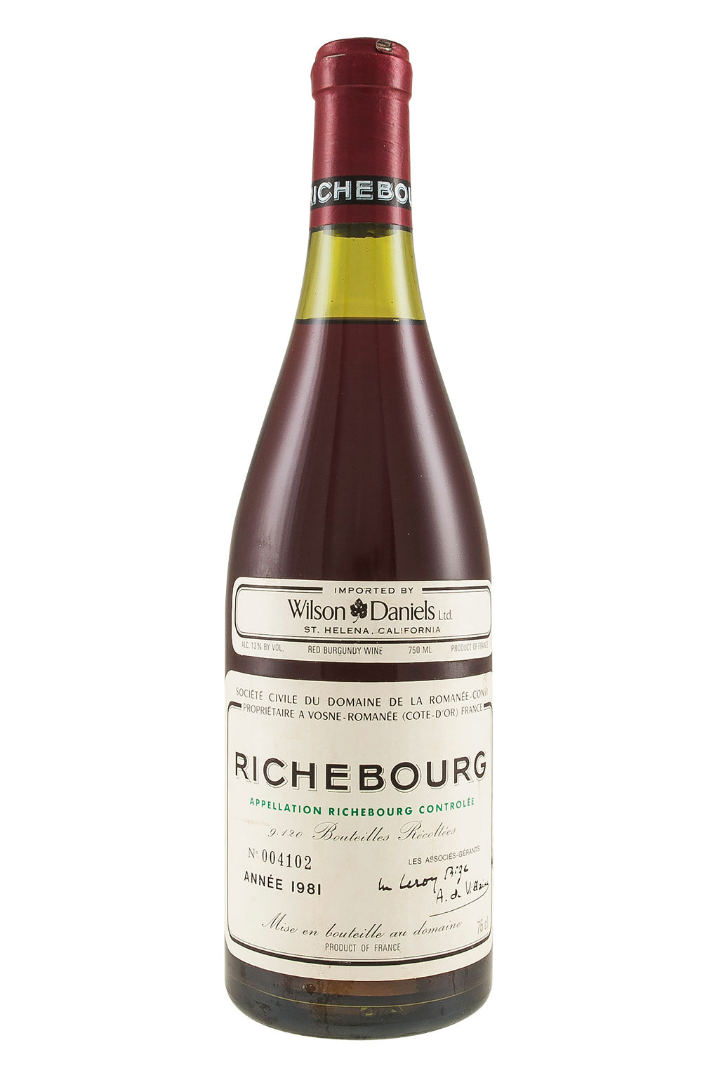 Richebourg DRC 1981