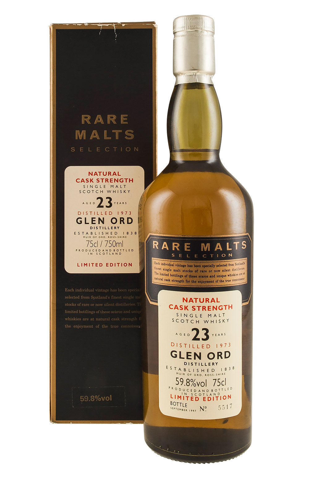 Glen Ord 23 Year Old Rare Malts 1973