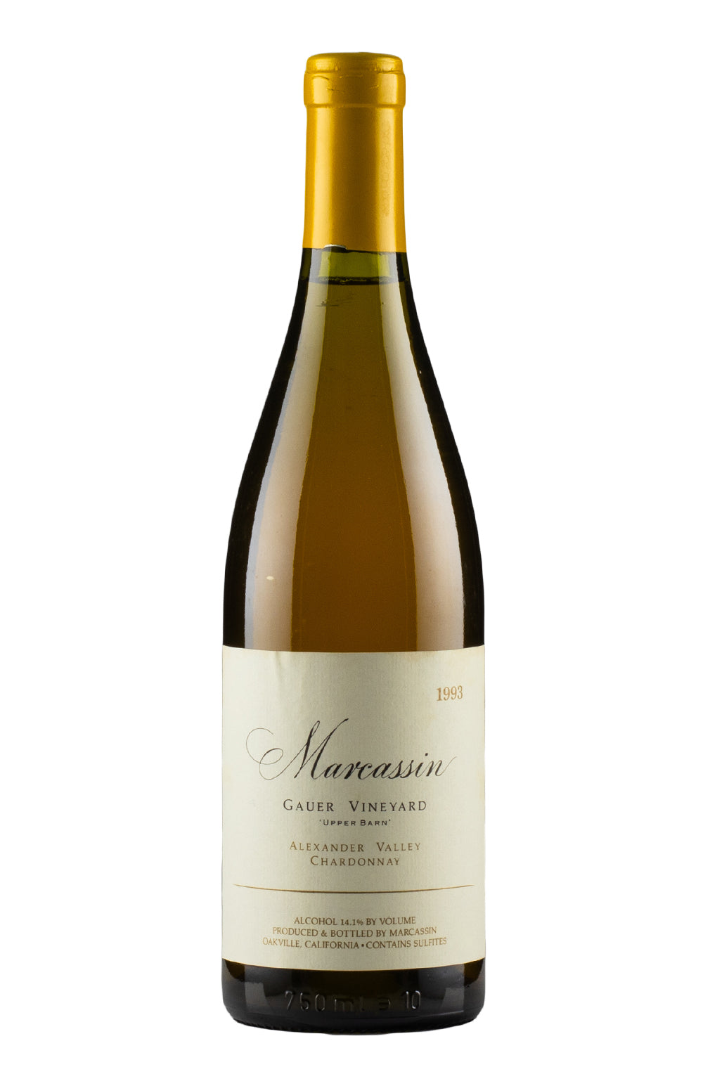 Marcassin Gauer Vineyard Upper Barn Chardonnay 1993