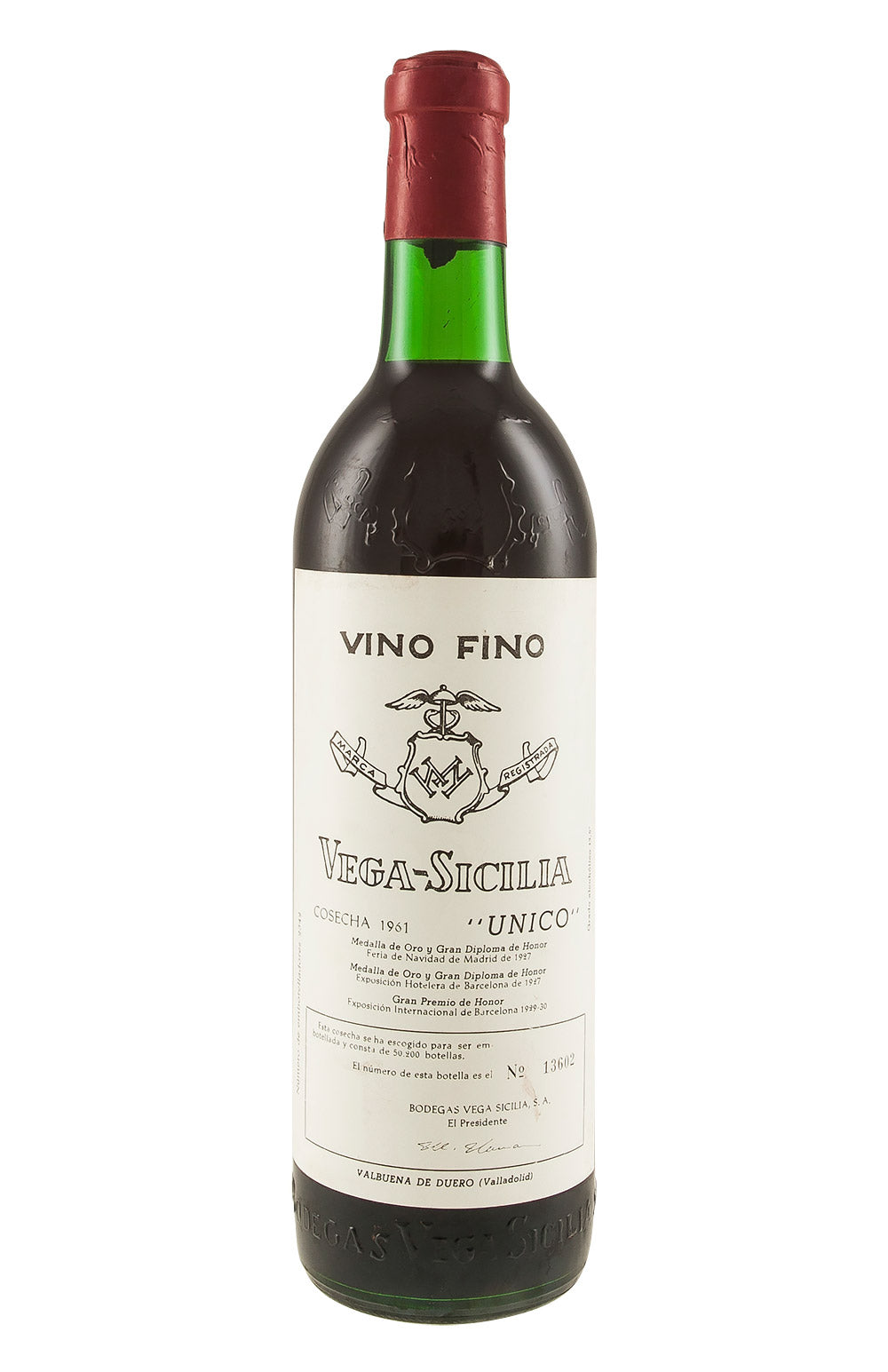 Vega Sicilia Unico 1961