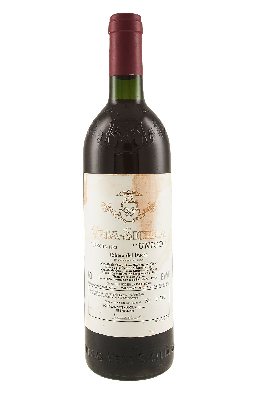 Vega Sicilia Unico 1980