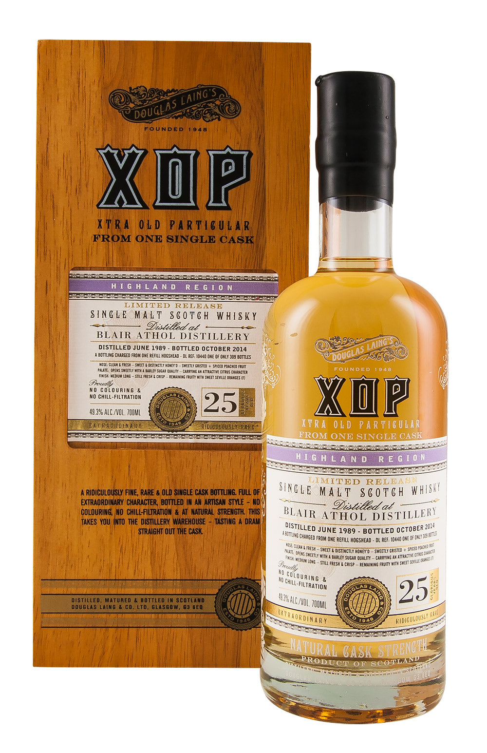 Blair Athol 25 Year Old Xtra Old Particular 1989