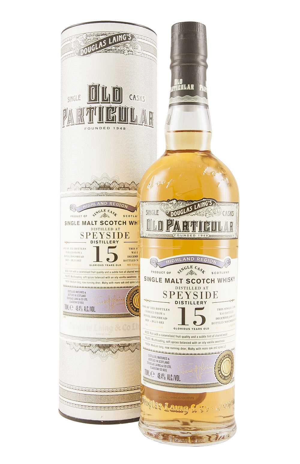 Speyside 15 Year Old Old Particular 2000