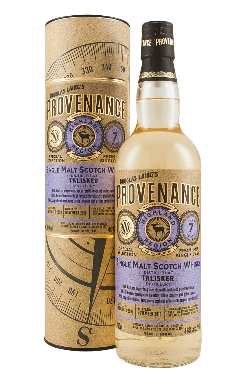 Talisker 7 Year Old Provenance 2009