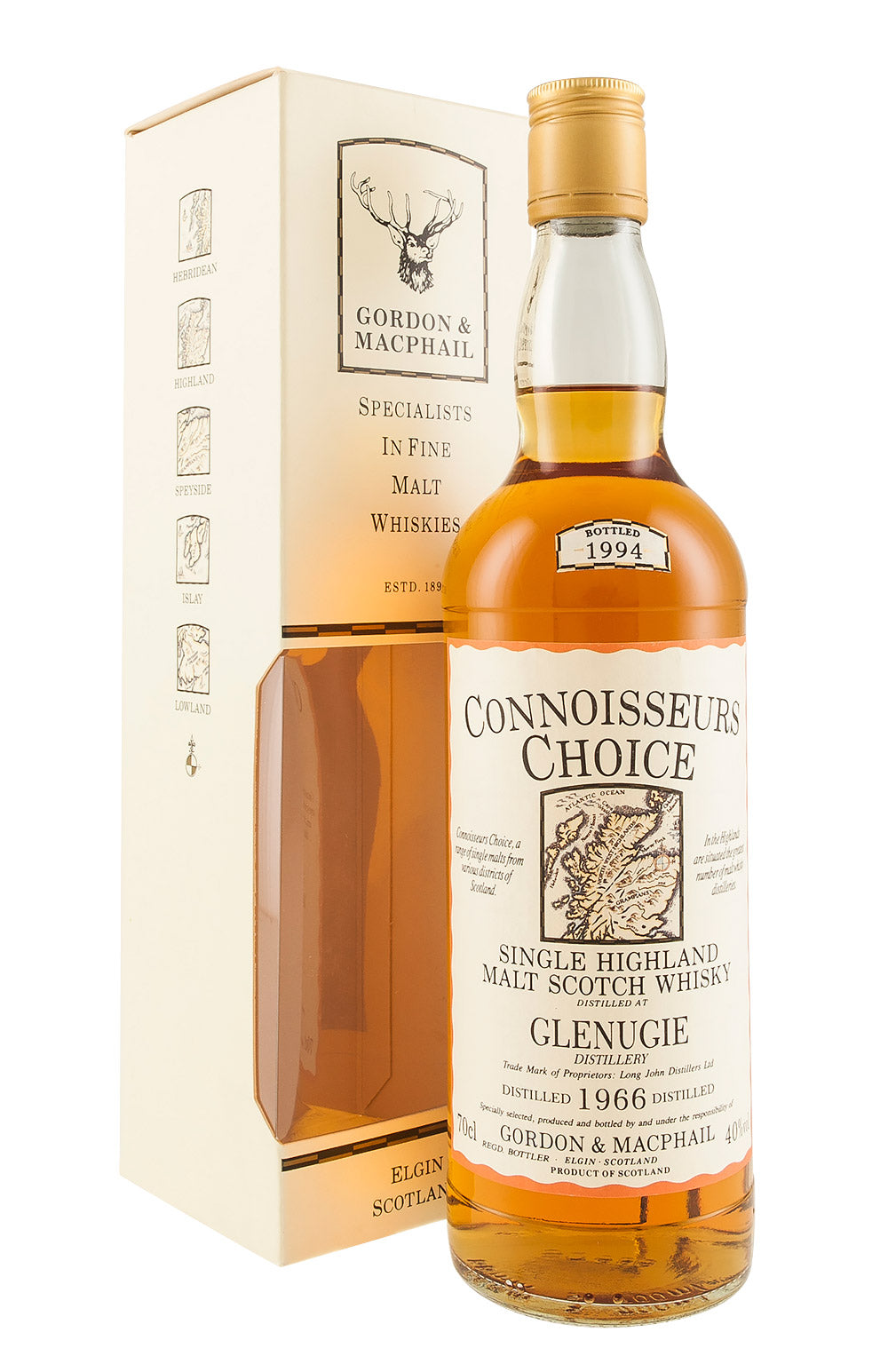 Glenugie Connoisseurs Choice (Bottled 1994) 1966