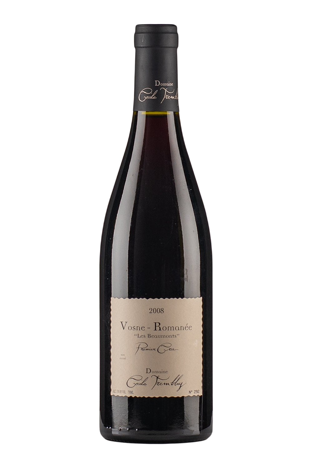 Vosne Romanee Beaumonts Cecile Tremblay 2008