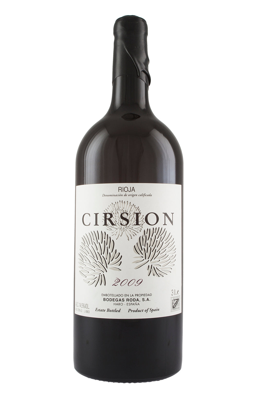 Cirsion Bodegas Roda 300cl 2009