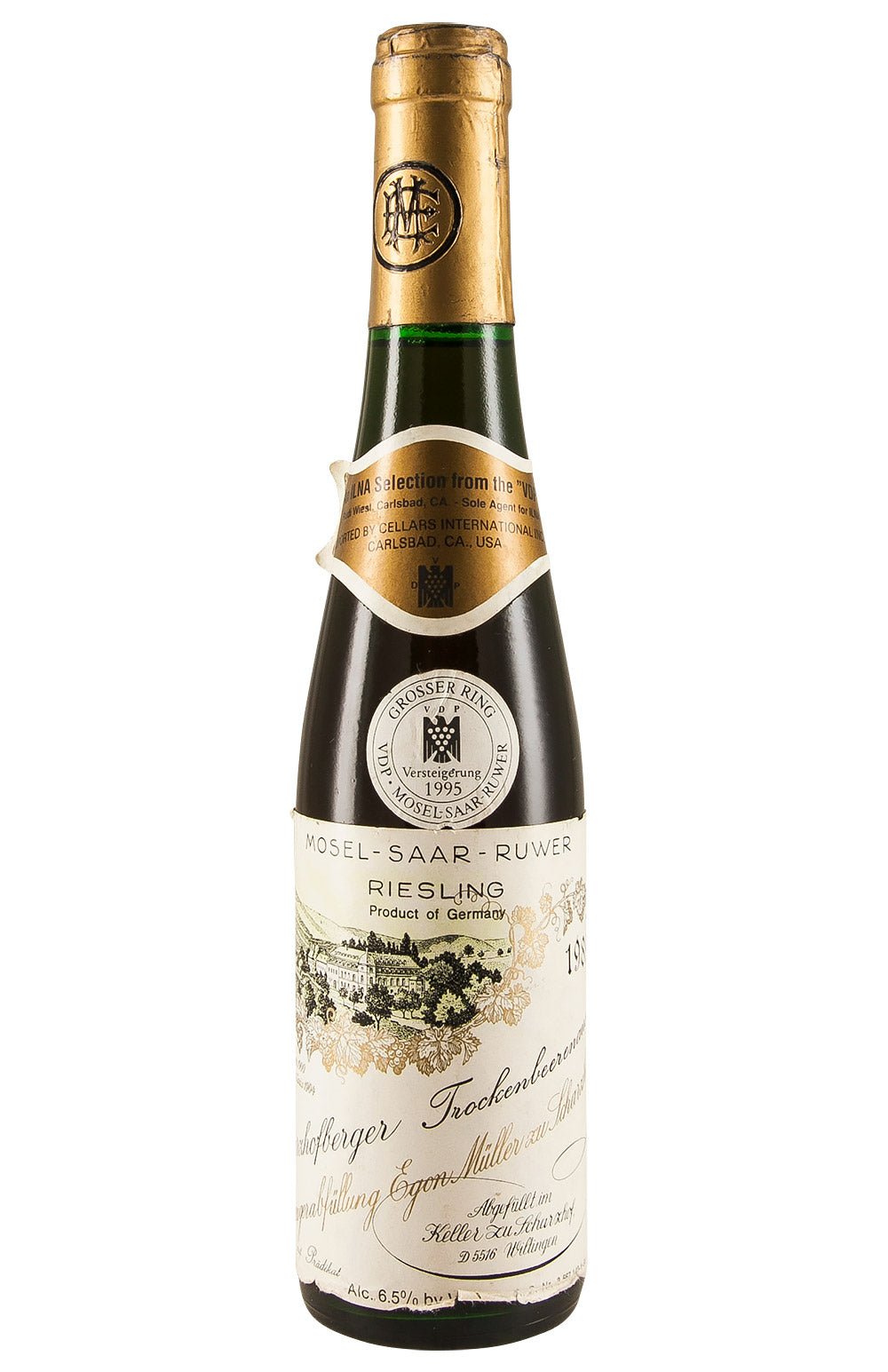 Egon Muller Scharzhofberger Riesling Trockenbeerenauslese Half 1989