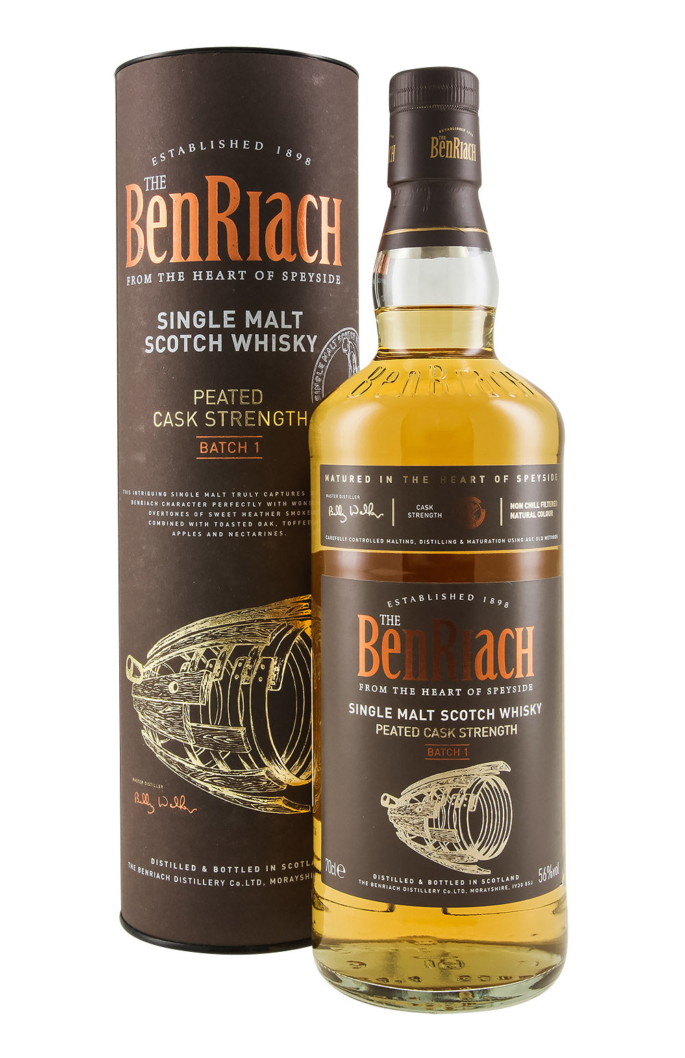 Benriach Cask Strength Peated Batch 1