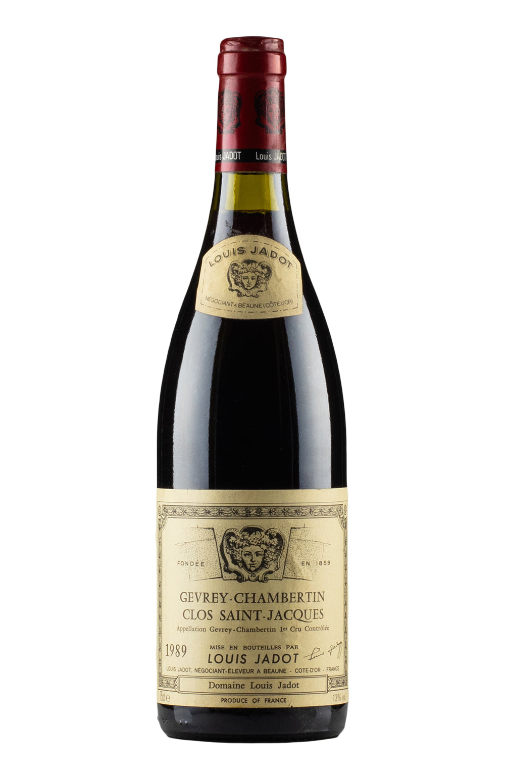 Gevrey Chambertin Clos St Jacques Jadot 1989
