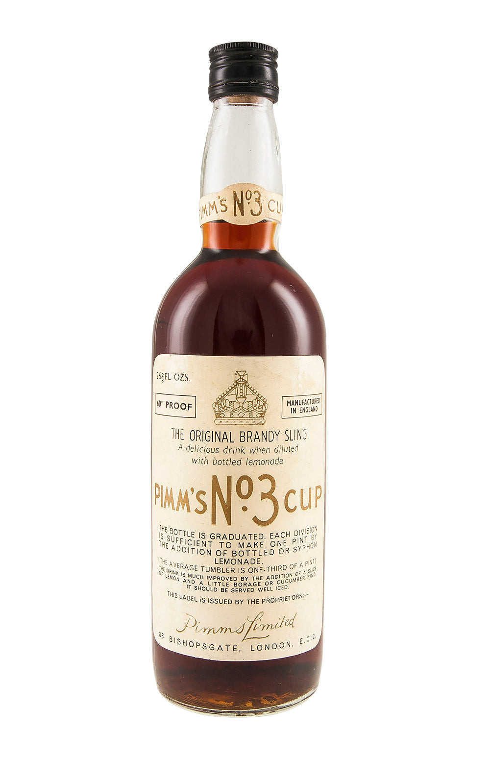 Pimm`s No 3 Brandy Cup c. 1960s