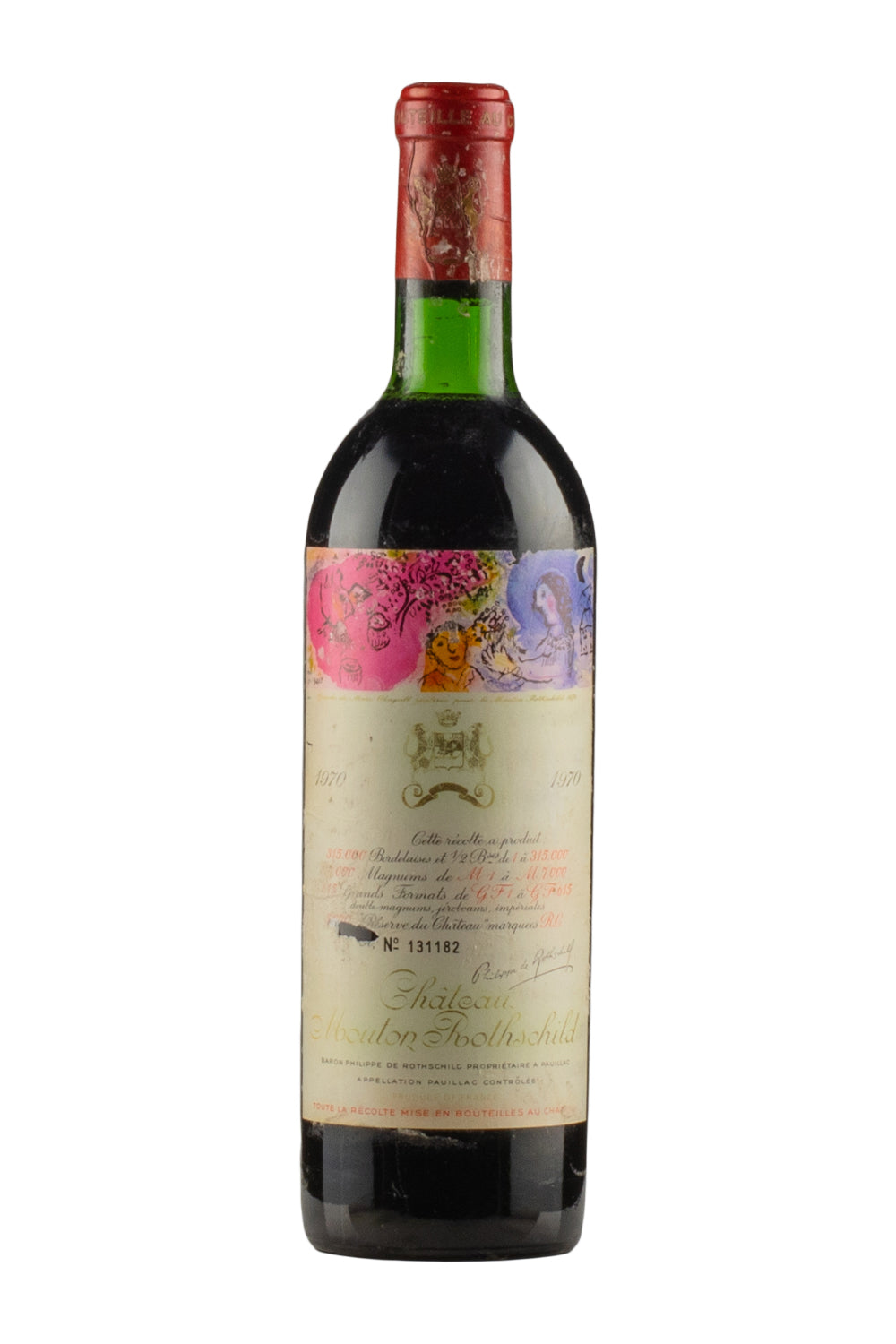 Mouton Rothschild (Damaged Label) 1970