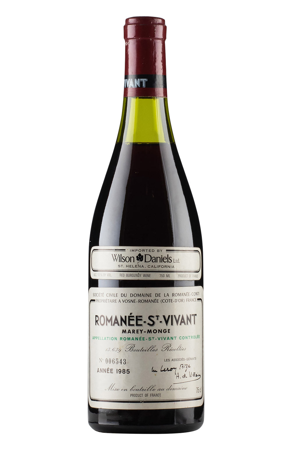 Romanee St Vivant DRC 1985