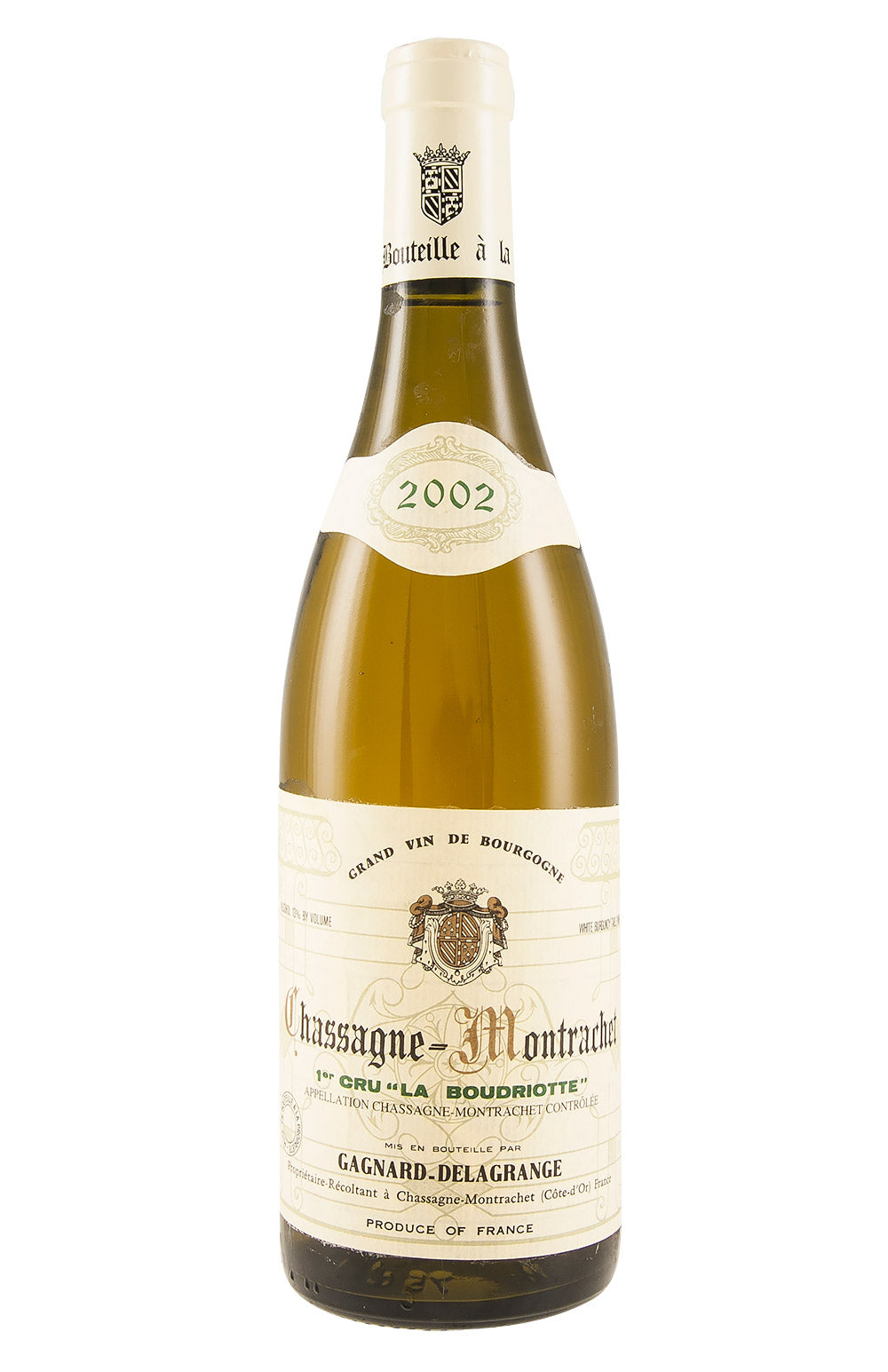 Chassagne Montrachet La Boudriotte Gagnard Delagrange 2002