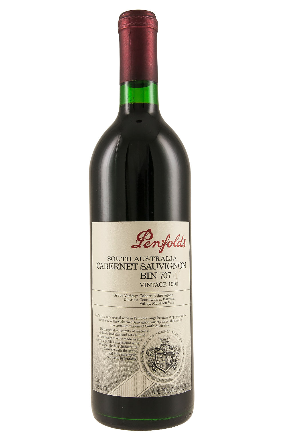 Penfolds Bin 707 1990
