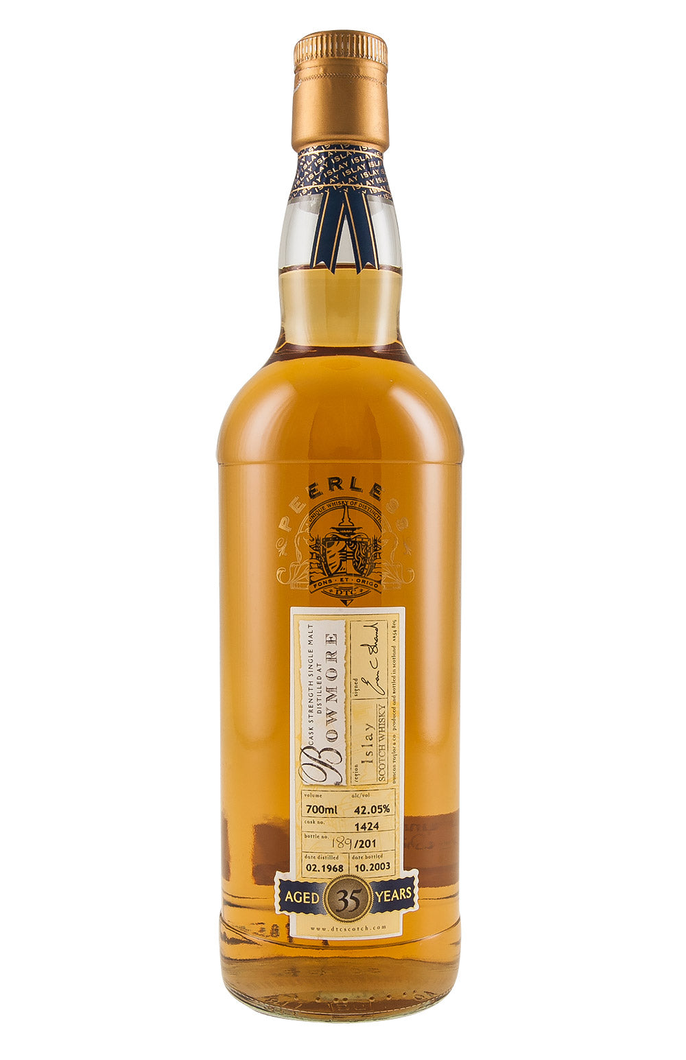 Bowmore 35 Year Old Duncan Taylor Peerless 1968