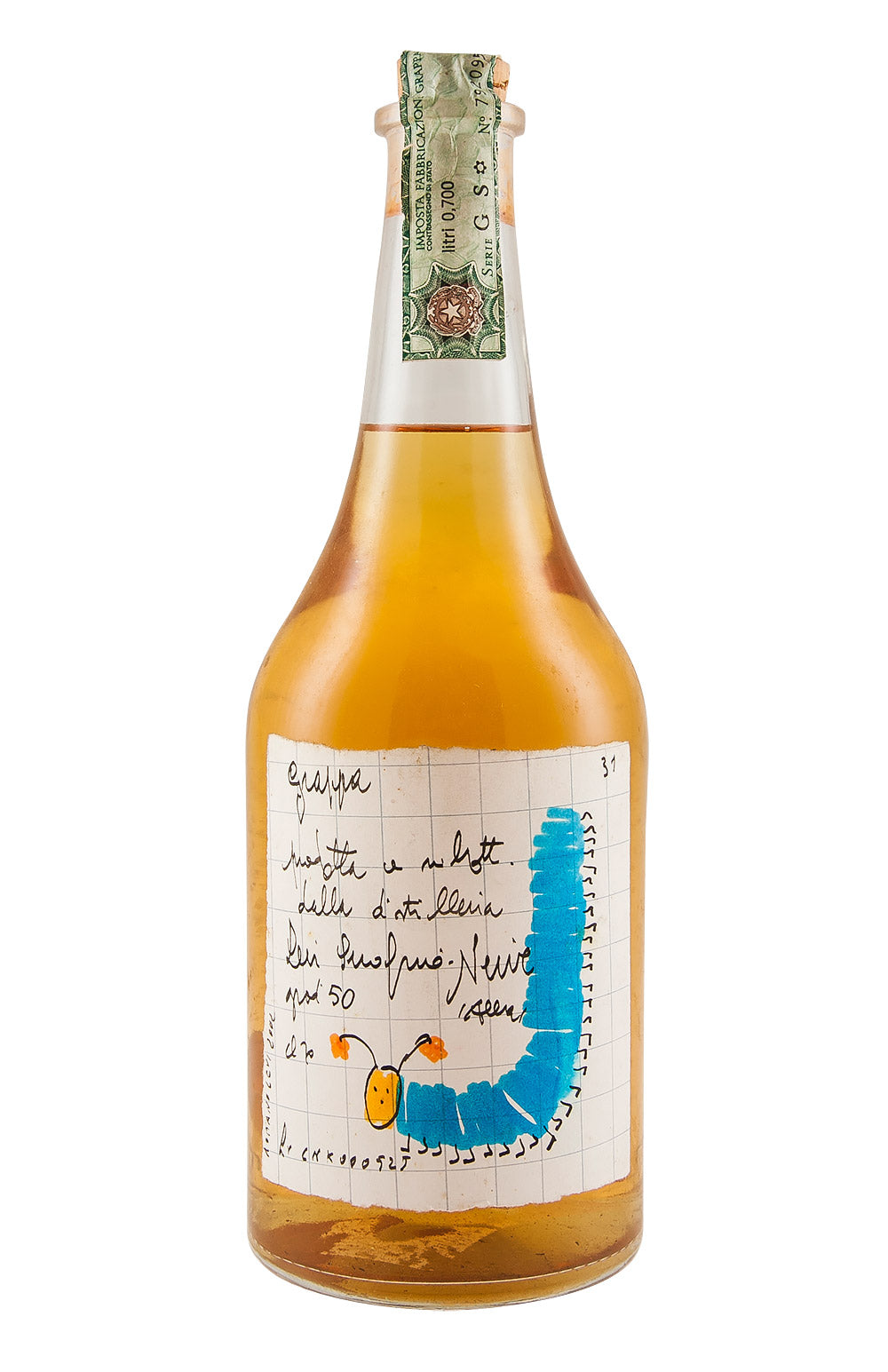 Romano Levi Centipede Label Grappa 50% 2002