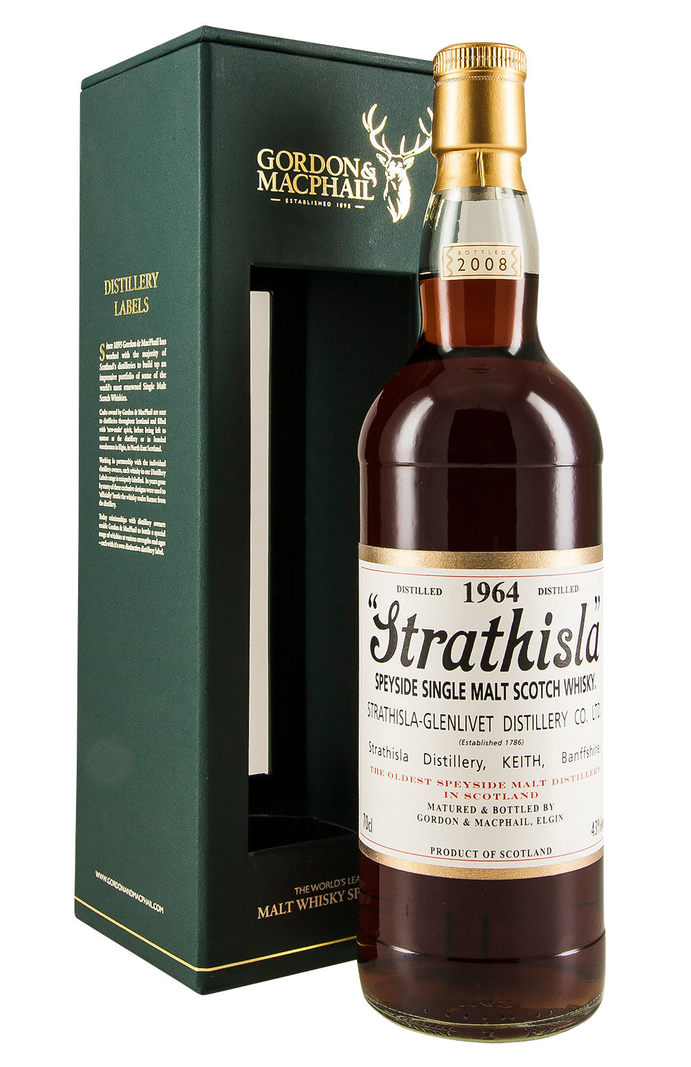 Strathisla Gordon & MacPhail (Bottled 2008) 1964