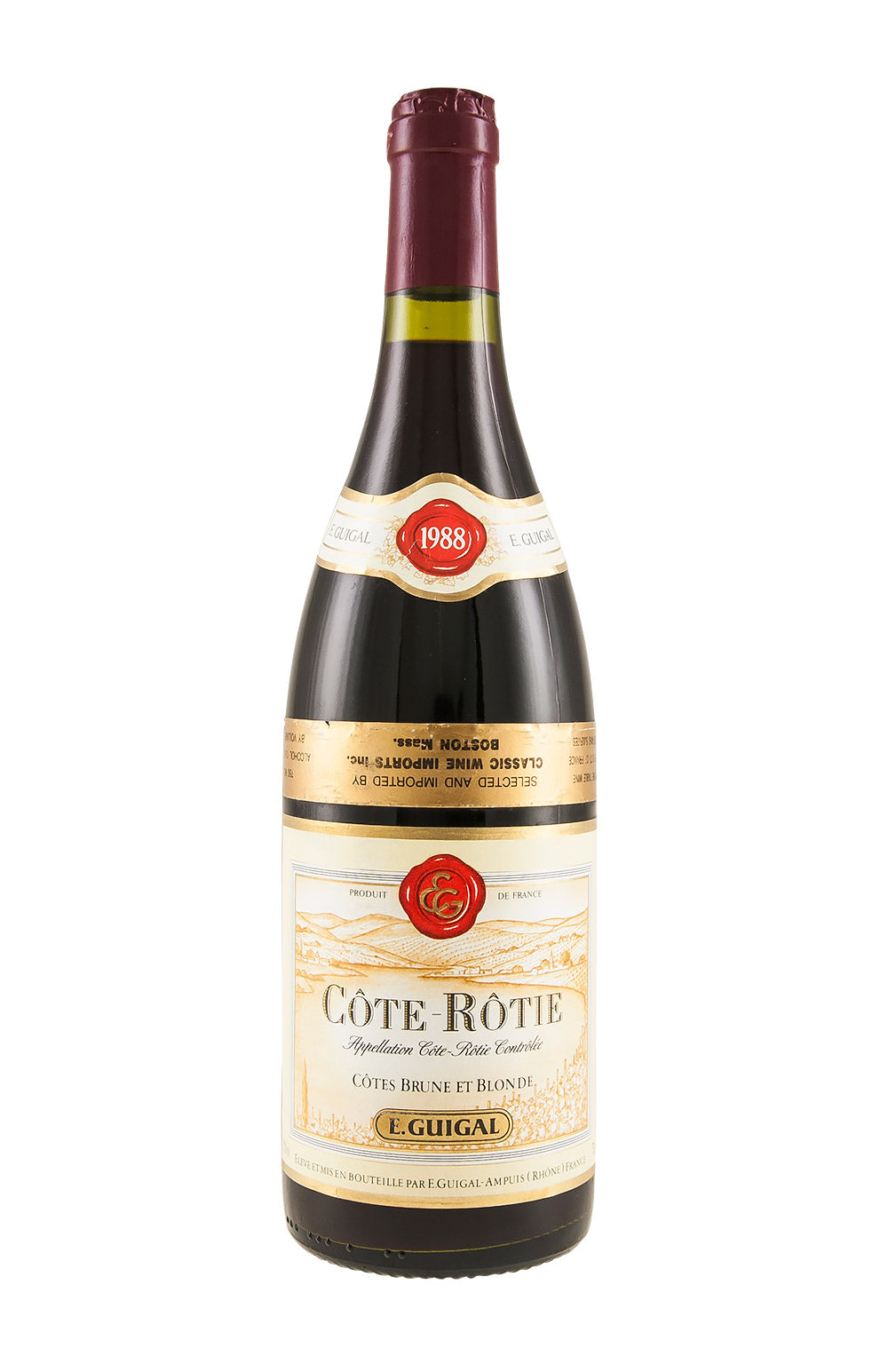 Cote Rotie Brune et Blonde Guigal 1988