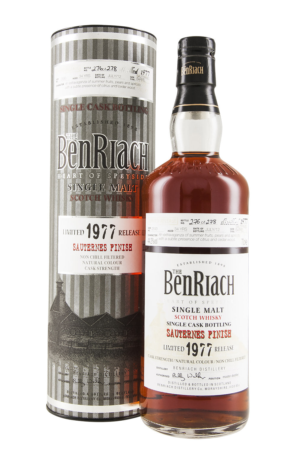 Benriach 34 Year Old Sauternes Finish 1977