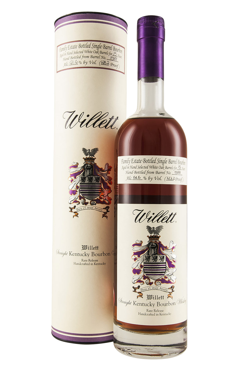 Willett 15 Year Old Bourbon Barrel 1588