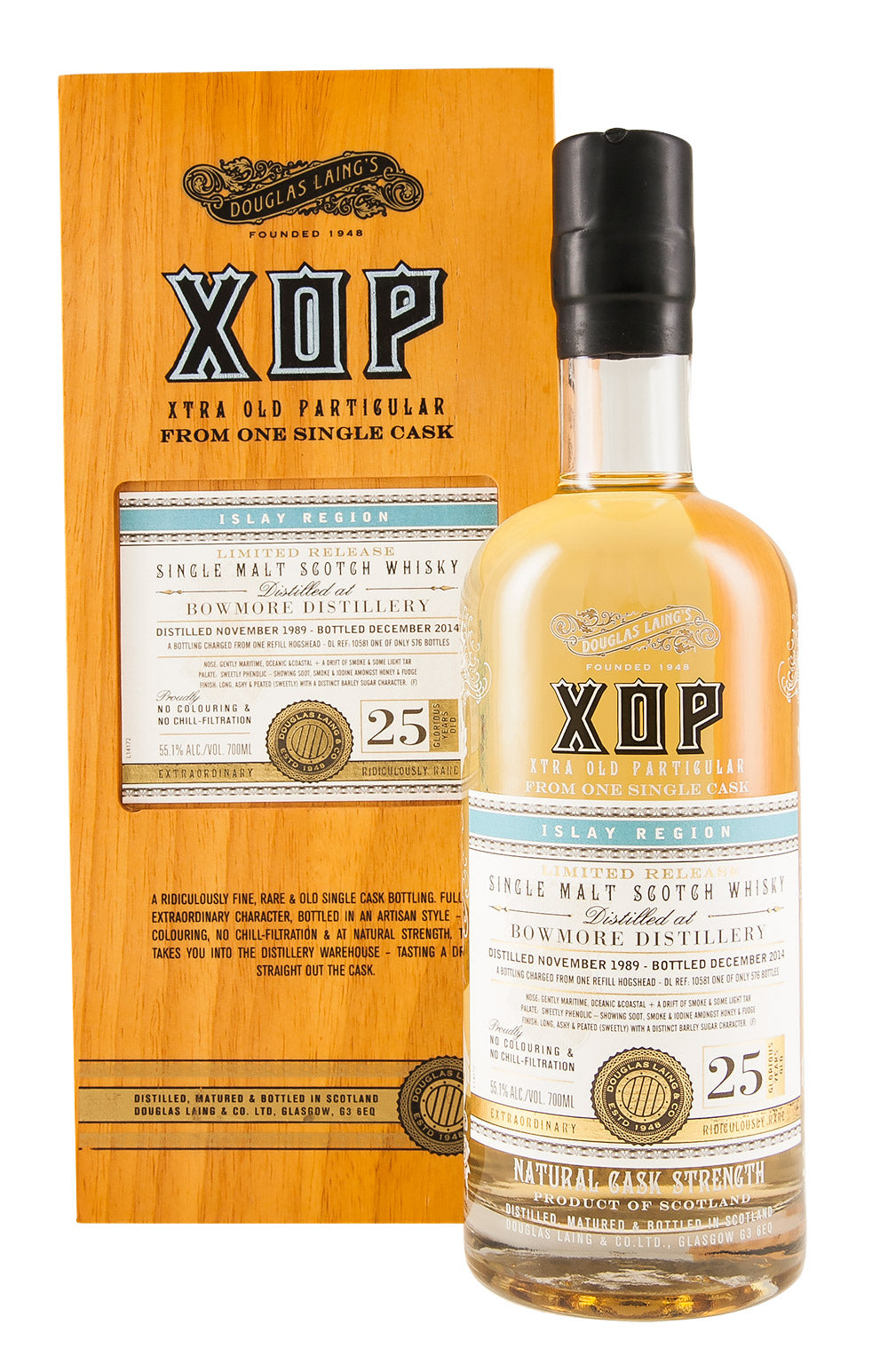 Bowmore 25 Year Old Xtra Old Particular 1989