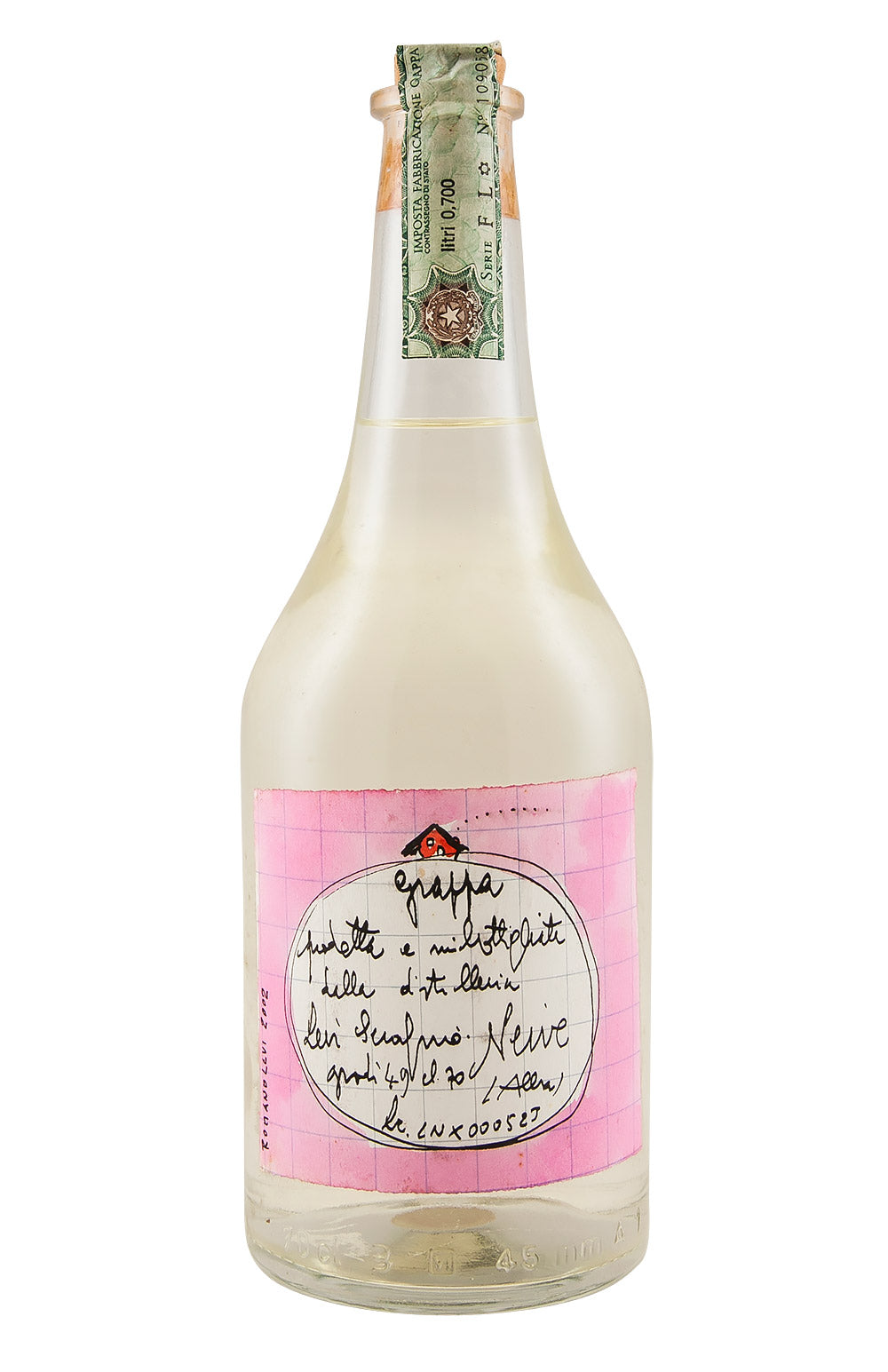 Romano Levi Moon House Label Grappa 49% 2002