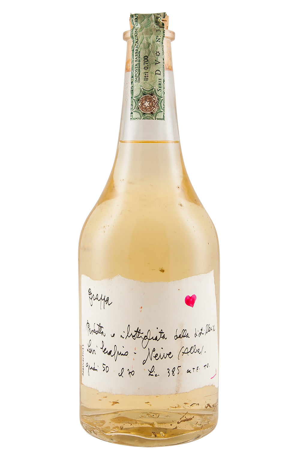 Romano Levi Heart Label Grappa 50% 1997