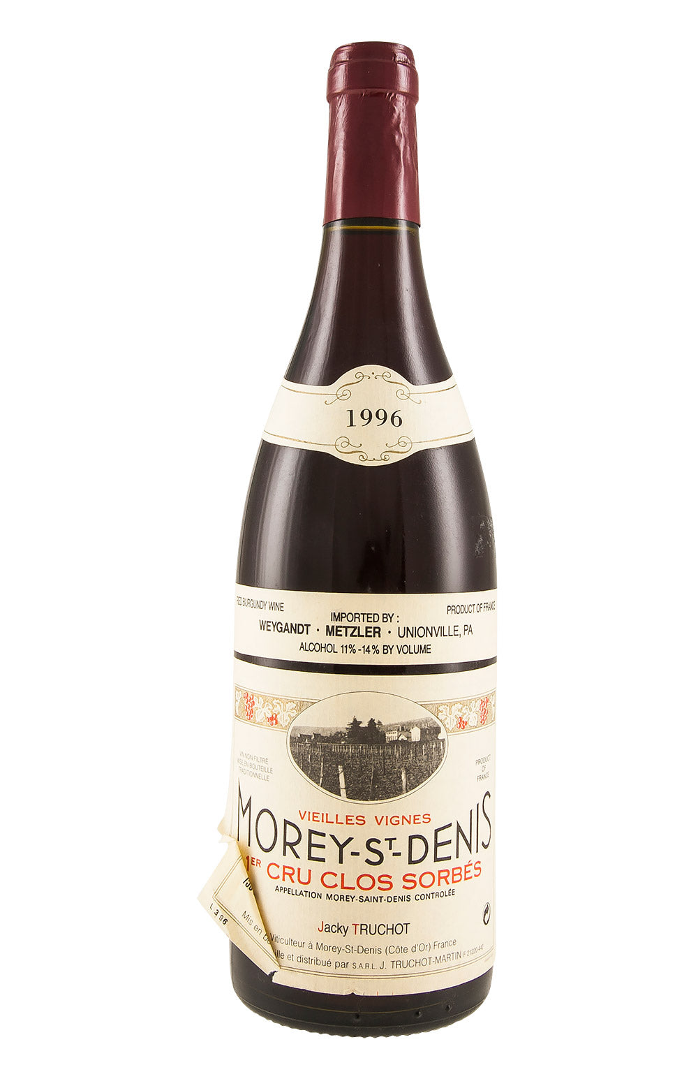 Morey St Denis Clos Sorbes Jacky Truchot 1996