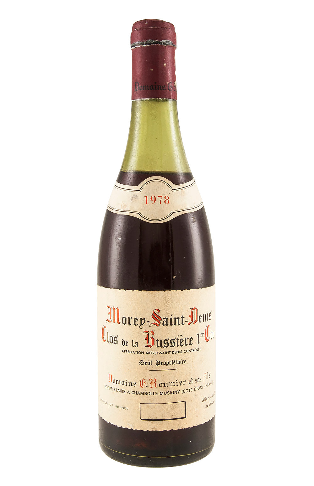 Morey St Denis Clos de la Bussiere Georges Roumier 1972
