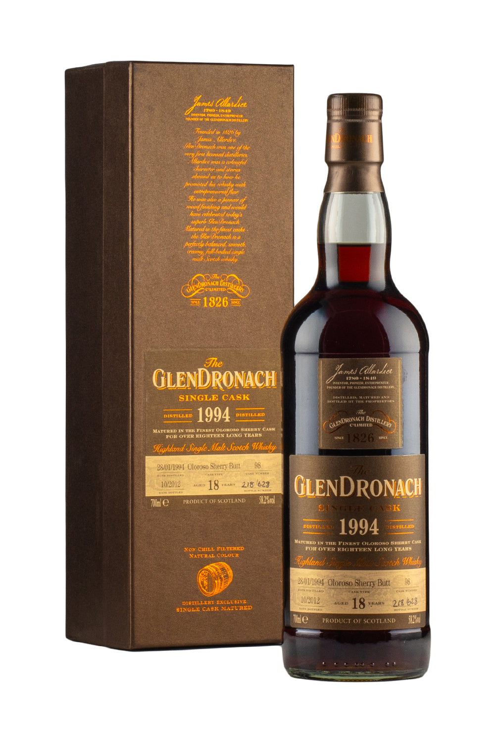 Glendronach 18 Year Old Cask 98 1994