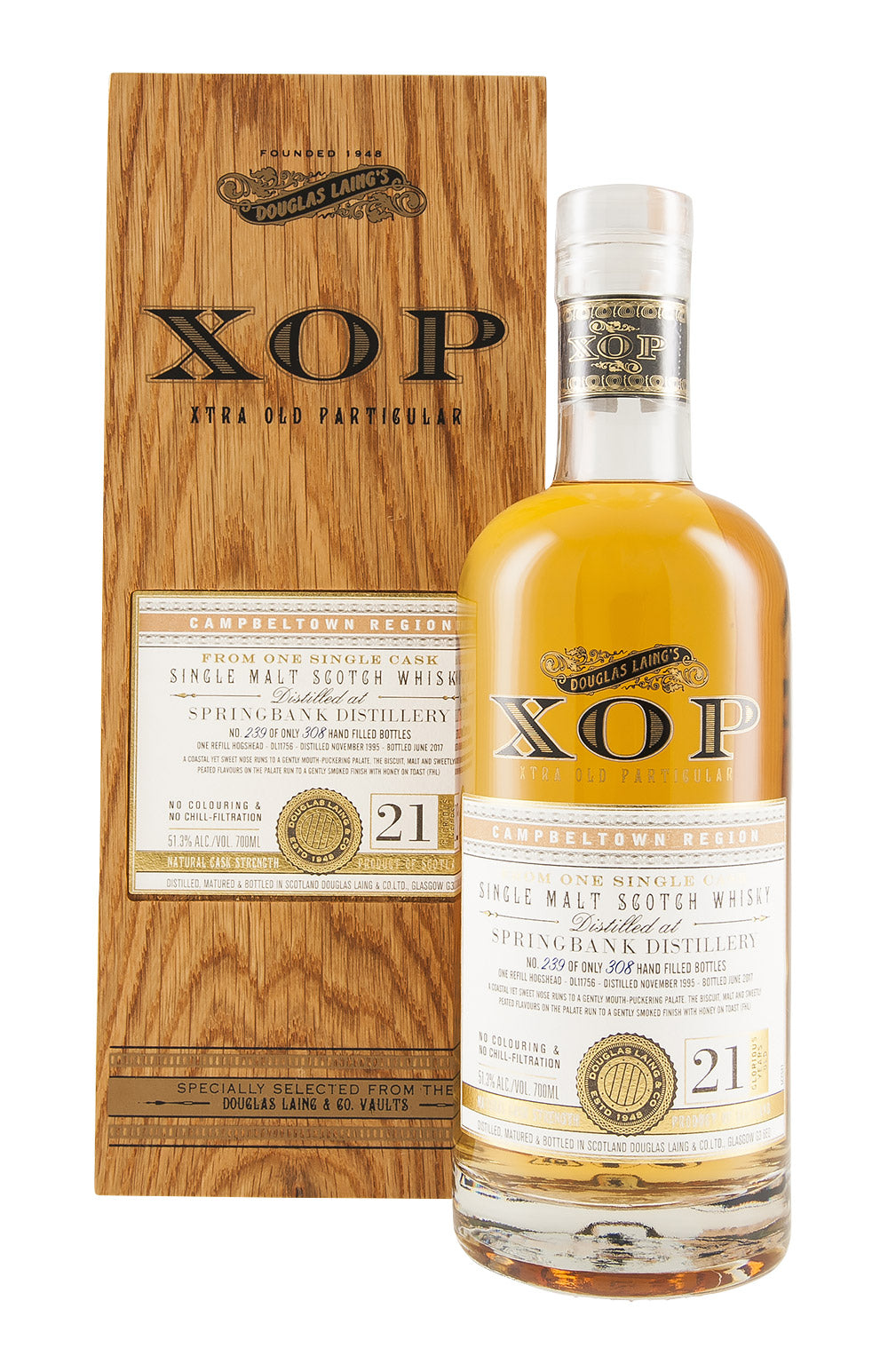 Springbank 21 Year Old Xtra Old Particular 1995