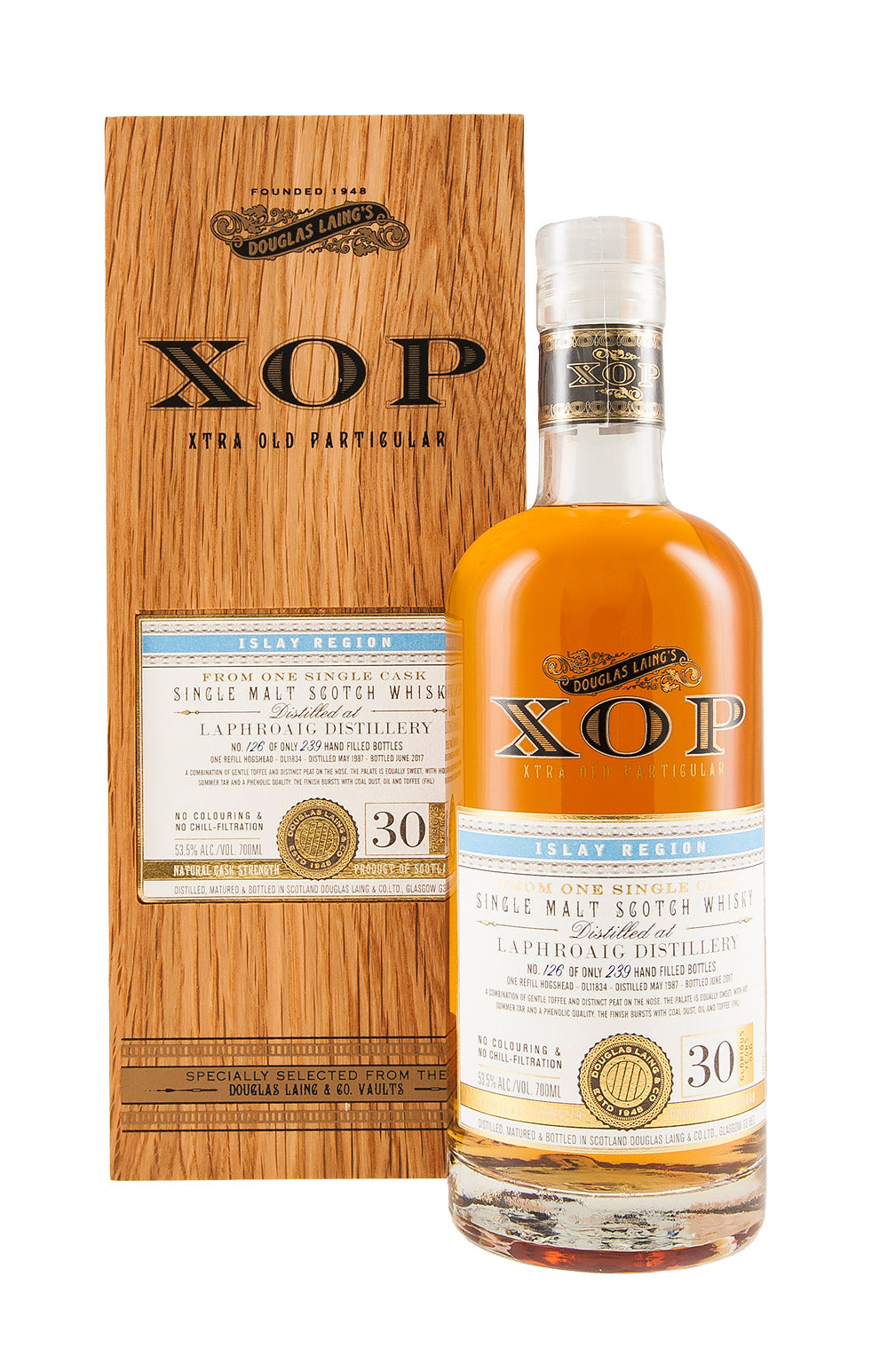 Laphroaig 30 Year Old Xtra Old Particular 1987