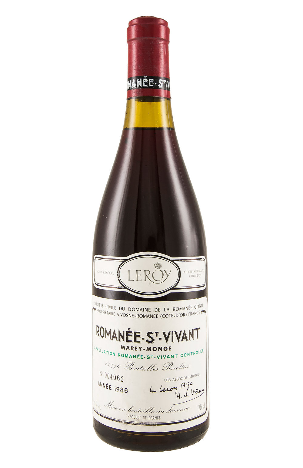 Romanee St Vivant DRC 1986