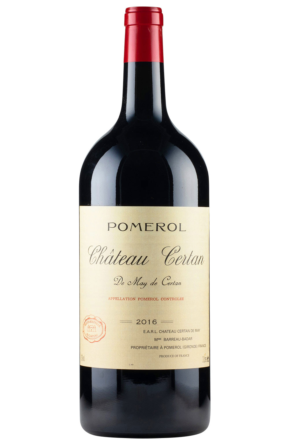Certan de May 300cl 2016