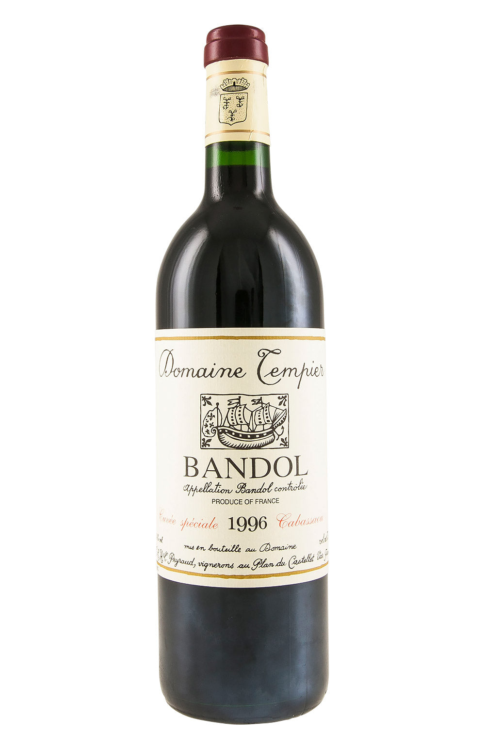 Cabassaou Bandol Domaine Tempier 1996