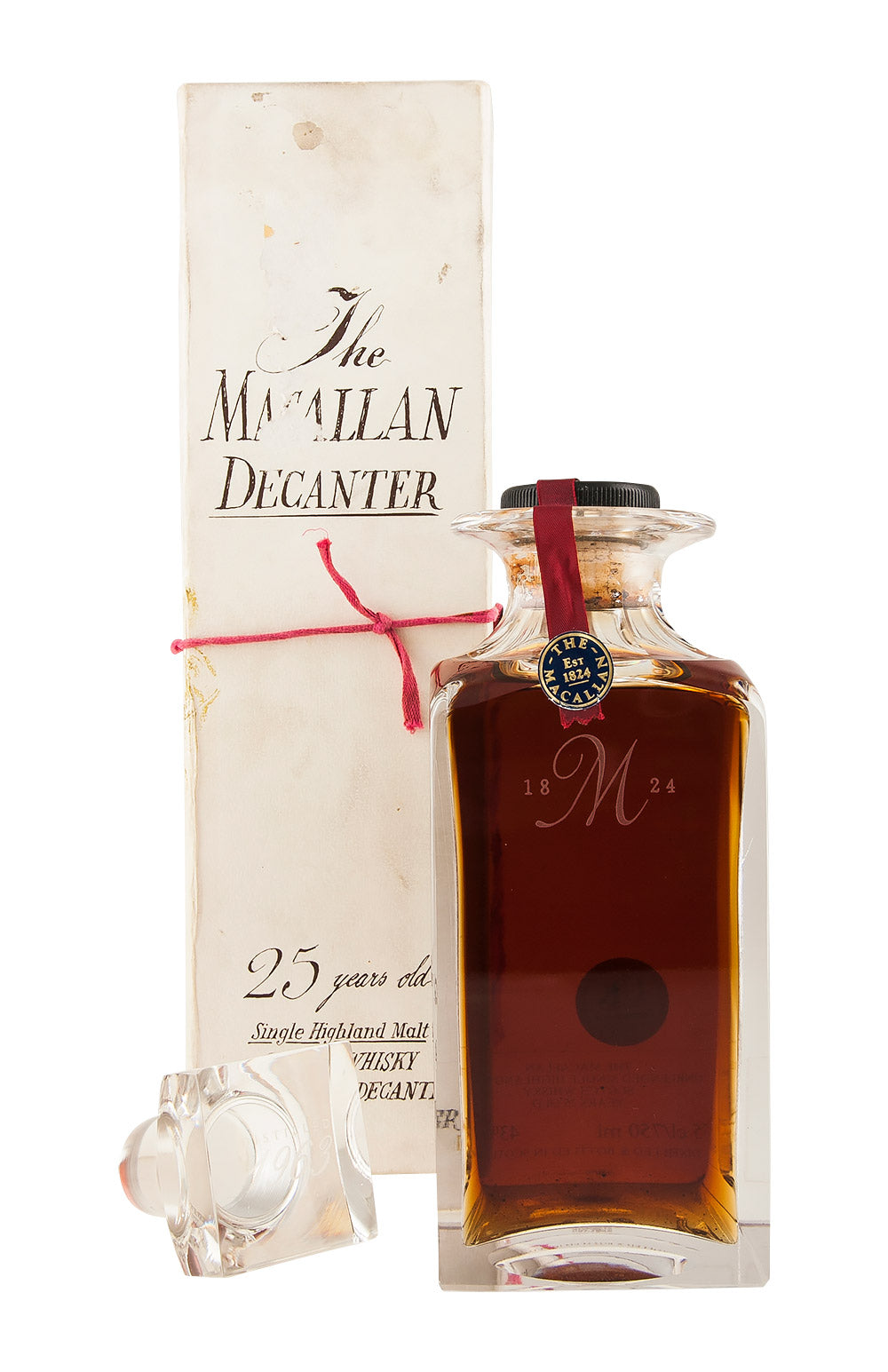 Macallan 25 Year Old Decanter 1963