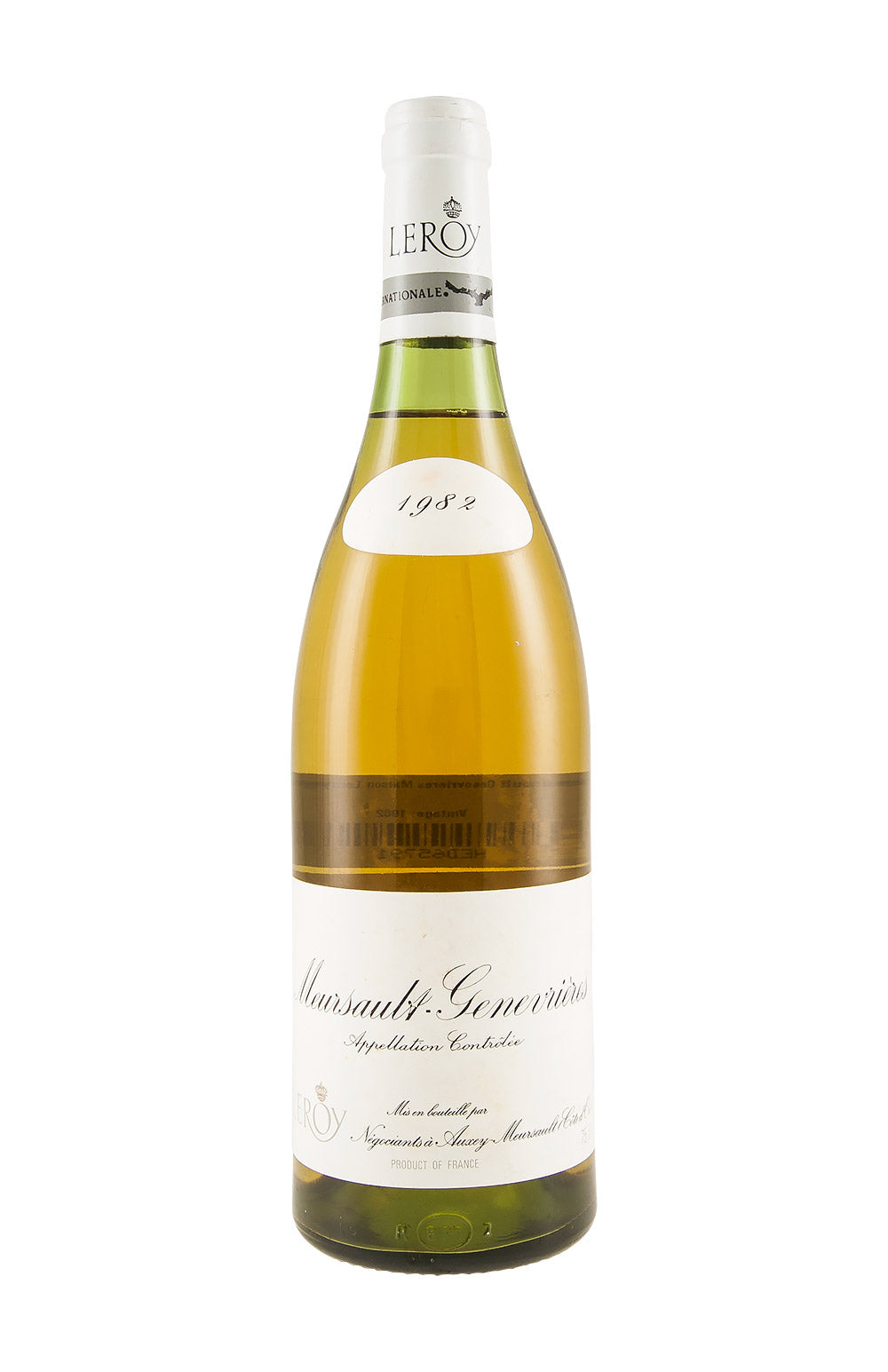 Meursault Genevrieres Maison Leroy 1982