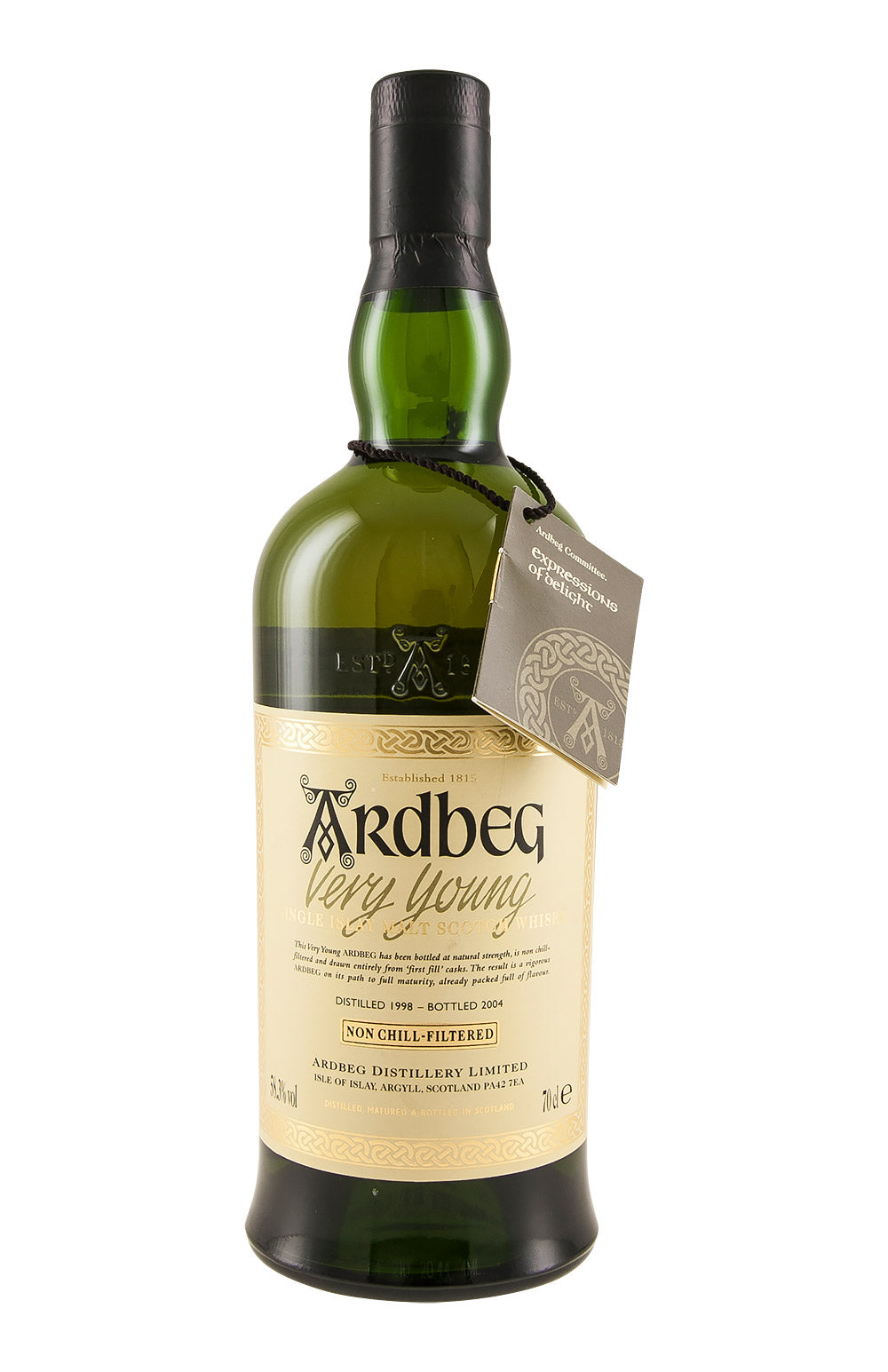 Ardbeg Very Young (Bottled 2004) 1998
