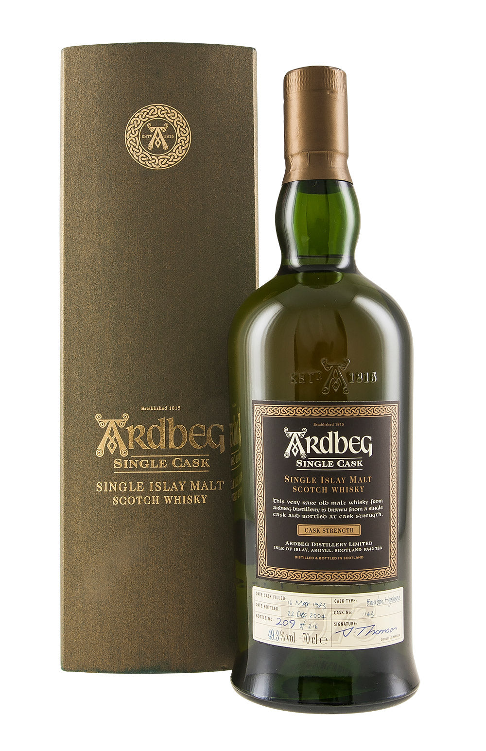 Ardbeg Single Cask 1143 1973