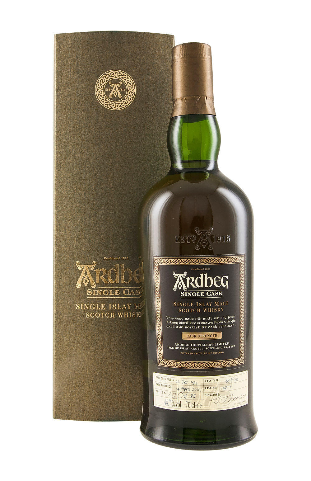 Ardbeg Single Cask 4719 1975