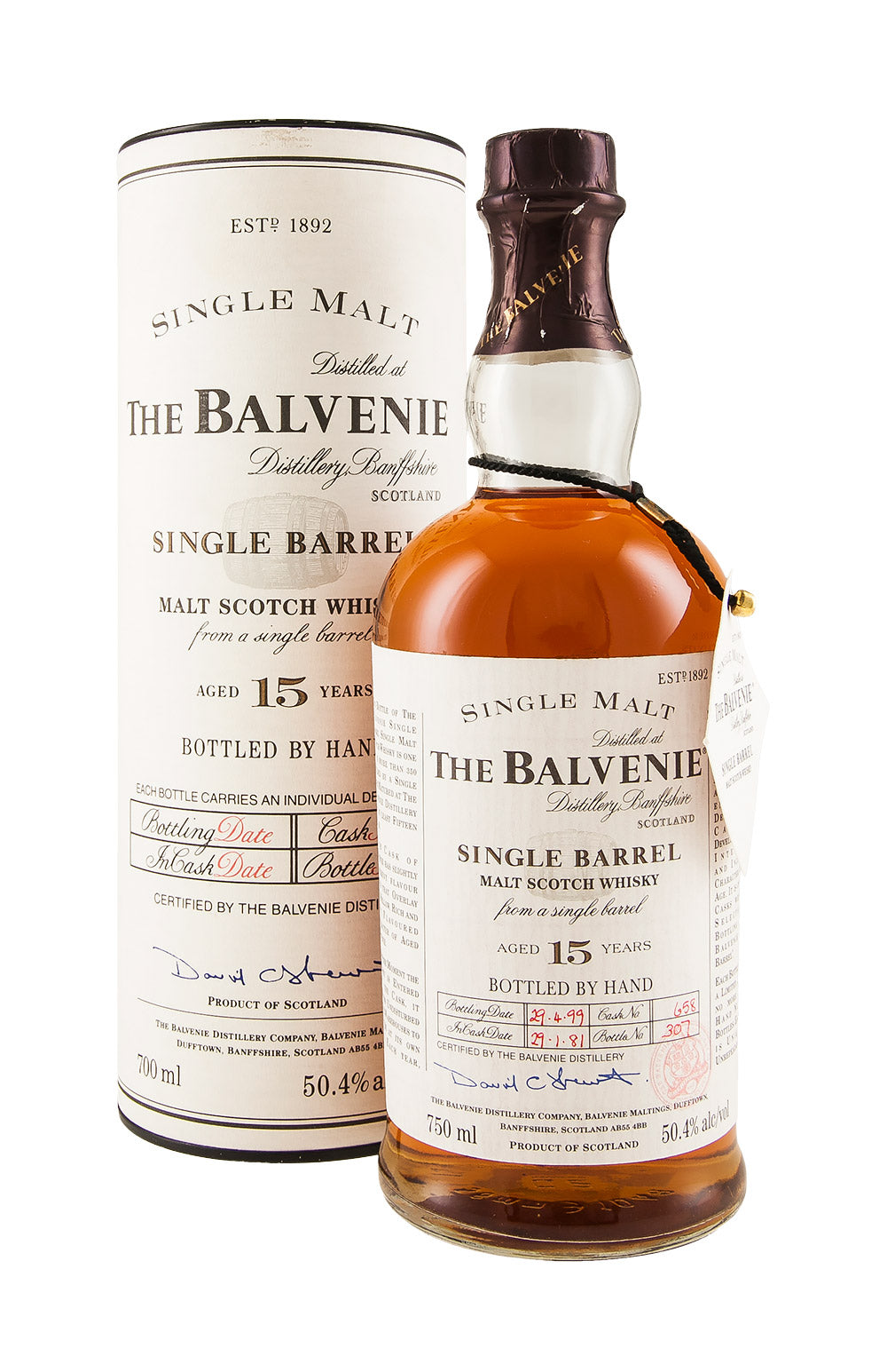 Balvenie Single Barrel 15 Year Old Cask 658 1981